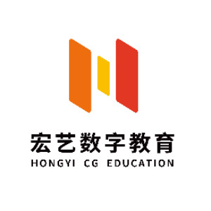 哈尔滨宏艺影视动画学校logo