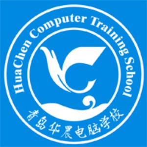 青島西海岸新區華晨電腦學校logo