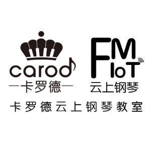 卡罗德云上钢琴教室logo