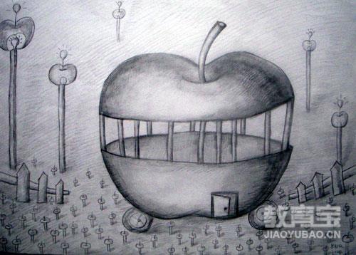 在点网 教案 教学设计 儿童铅笔画教案 正文 学素描的基础知识