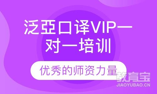 泛亞口译VIP一对一培训项目