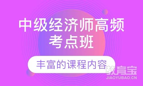 中级经济师高频考点班