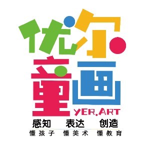 优尔童画美术logo