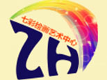 七彩绘画艺术中心logo