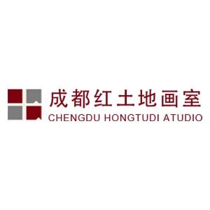 成都红土地画室logo