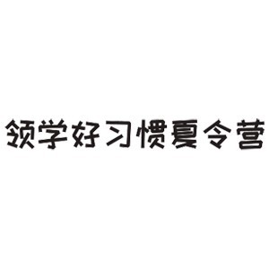 上海领学好习惯军事夏令营logo