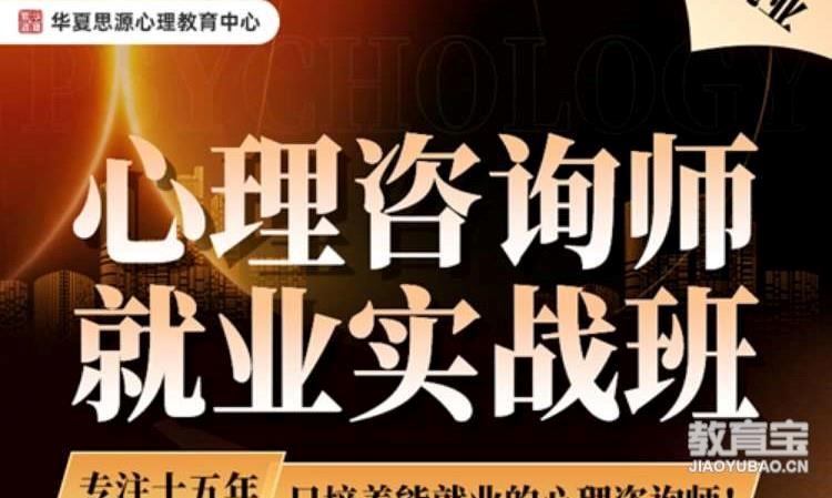 心理咨询师就业实战班