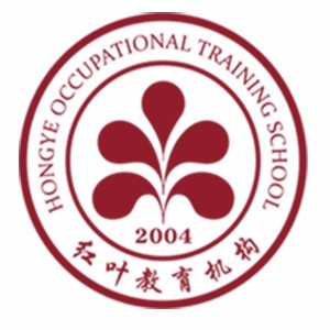 大连红叶职业培训学校logo