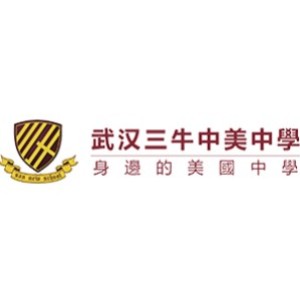 武汉三牛中美中学logo