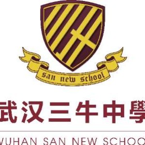 武汉三牛中学logo