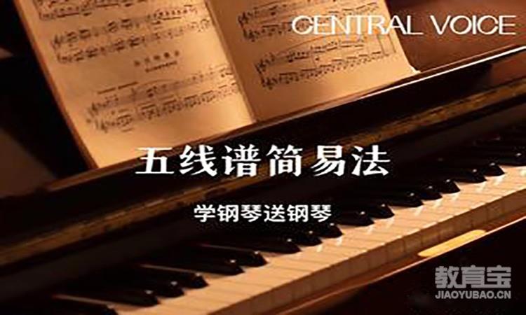 零基础钢琴五线谱简易法1V1