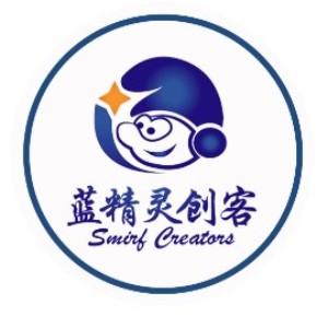 武汉蓝精灵创客logo