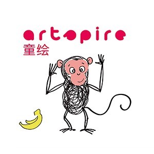上海童绘视觉艺术logo