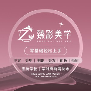 天津臻彩美学logo