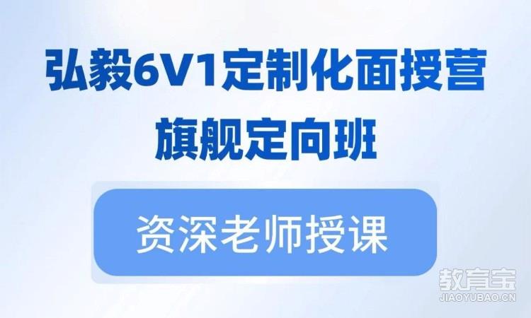 6v1定制化名师带学面授营——旗舰定向班