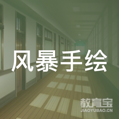 四川风暴手绘教育咨询有限责任公司logo