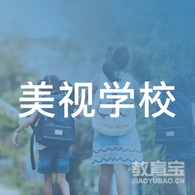 成都美视学校logo