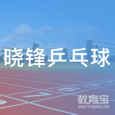 梅州晓锋乒乓球培训logo