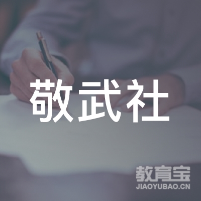 渭南敬武社跆拳道培训logo