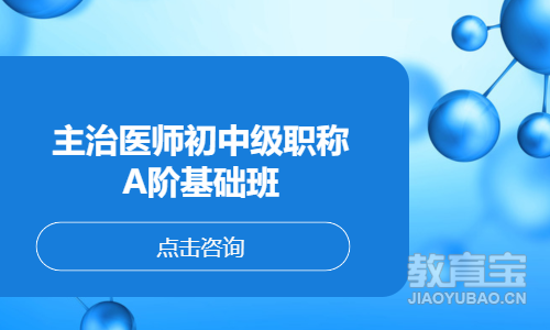 主治医师初中级职称A阶基础班