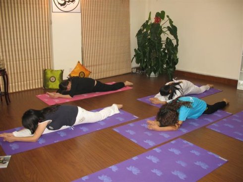瑜伽体式帮助你练出好看的手臂    瑜伽动作