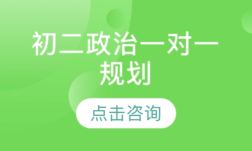 初二政治一对一规划