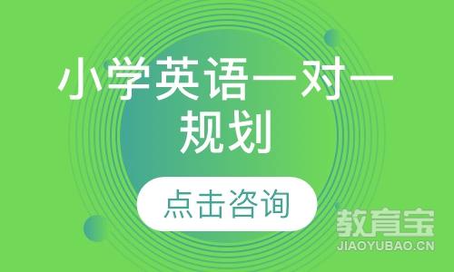 小学英语一对一规划