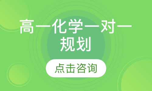 高一化学一对一规划