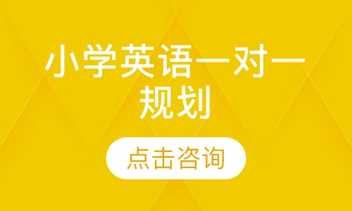 小学英语一对一规划