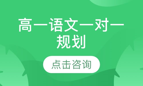 高一语文一对一规划