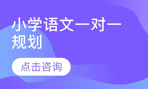 小学语文一对一规划