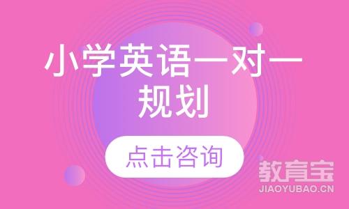 小学英语一对一规划