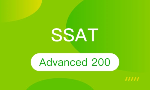 SSAT  Advanced 2000