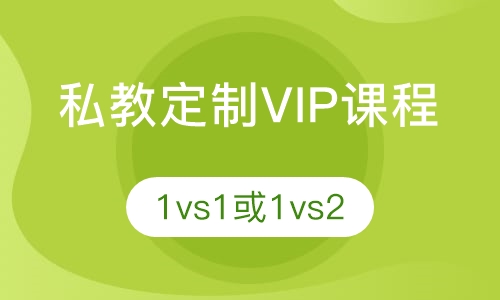 私教定制VIP课程1vs1或1vs2