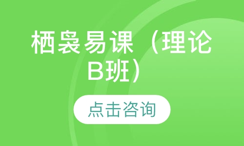 栖袅易课（理论B班）专项课程