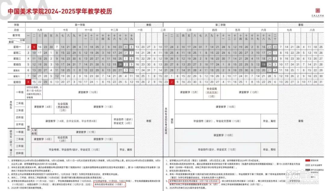 2025届中国美院中央美院校考时间预测